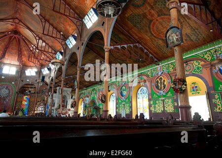 Antillen Karibik, Inseln der Wind, Saint Lucia, North West Island, Castries Bezirk, Castries, Kathedrale Stockfoto