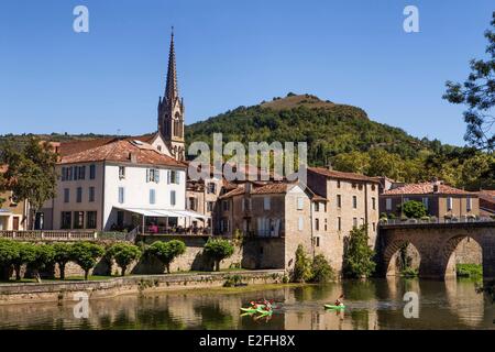 Frankreich, Tarn et Garonne, Saint Antonin Noble Val Stockfoto
