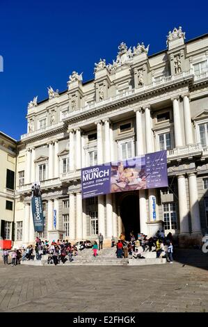 Italien, Ligurien, Genua, Palazzo Ducale, das größte kulturelle Zentrum Italiens Stockfoto