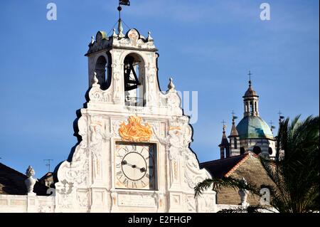 Italien, Ligurien, Genua, San Giorgio Palast gebaut im Jahre 1260 verziert mit Fresken von Carlo Braccesco Stockfoto