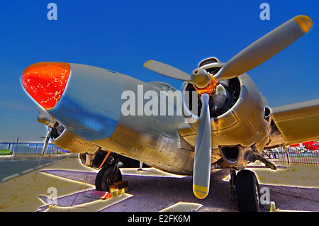 WWII Warbirds, Kampfflugzeuge von Falcon Field Aviation in Mesa, Arizona gelegen Stockfoto