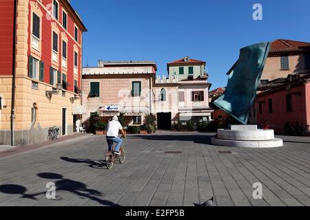 Italien Ligurien Sestri Levante Altstadt Stockfoto