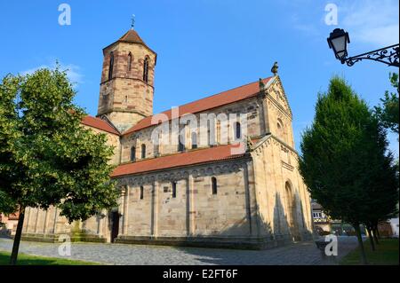 Frankreich-Bas-Rhin-Rosheim Dorf St-Pierre und Paul Kirche Stockfoto