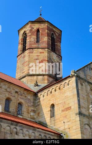 Frankreich-Bas-Rhin-Rosheim Dorf St-Pierre und Paul Kirche Stockfoto