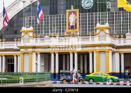 Thailand Bangkok Pathum Wan Bezirk Hua Lamphong Station entwickelt vom italienischen Architekten Mario Tamagno und von 1916 vorne Stockfoto