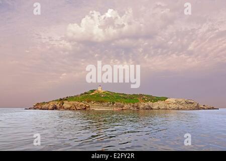 Frankreich Var Six Fours Les Plages Archipel des Embiez Insel grand rouveau Stockfoto