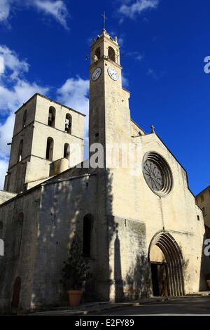 Frankreich Alpes de Haute Provence Forcalquier Notre Dame du Bourguet des 12. Jahrhunderts Stockfoto