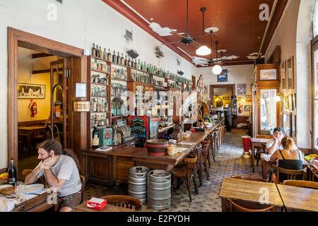 Argentinien Buenos Aires San Telmo Bezirk El Federal Café im Jahre 1864 eröffnet Stockfoto