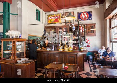 Argentinien Buenos Aires San Telmo Bezirk El Hipopotamo Café im Jahr 1904 eröffnet Stockfoto