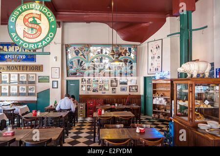 Argentinien Buenos Aires San Telmo Bezirk El Hipopotamo Café im Jahr 1904 eröffnet Stockfoto