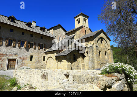 Frankreich Hautes Alpes Crots Notre Dame Boscodon Abtei aus dem 12. Jahrhundert Stockfoto