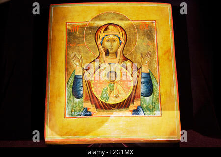 Polen Woiwodschaft Suprasl Ikonen Museum eines die reichste Sammlung von Ikonen aus 18. 19. und 20. Jahrhundert in Polen Stockfoto