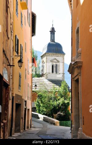 Frankreich Hautes Alpes Briancon Stadt von Vauban befestigt Weltkulturerbe von UNESCO Altstadt Büßer-Kapelle Stockfoto