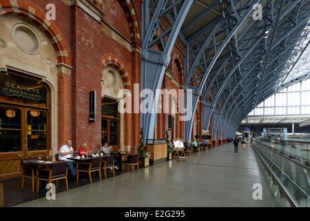 Großbritannien London King Cross St. Pancras International Bahnhof Stockfoto