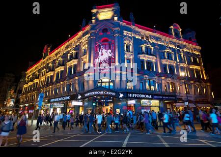 Vereinigtes Königreich London Soho Hippodrome Casino Leicester Square Stockfoto