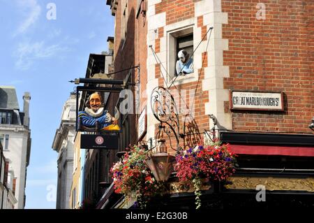 Großbritannien London Soho Shakespeares Head Pub Great Marlborough Street Stockfoto