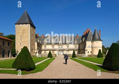 Frankreich-Meurthe et Moselle prachtige Devant Nancy Fléville Burg Stockfoto