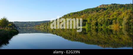 Frankreich Mosel Mosel Tal Sierck-Les-Bains Stockfoto