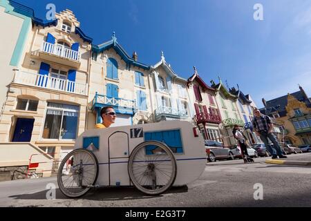 Frankreich-Pas-de-Calais die Opale Küste Wimereux Frankreich Meisterschaft Tretautos Stockfoto