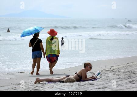 Malaysia Kedah Zustand Andaman Meer Langkawi Insel Pantai Cenang beach Stockfoto