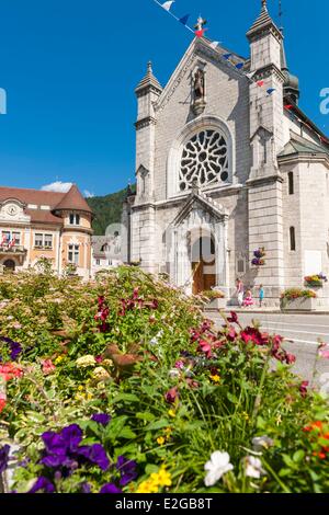 Frankreich Haute-Savoie Thones Saint Maurice Kirche datiert 17. Jahrhundert Stockfoto