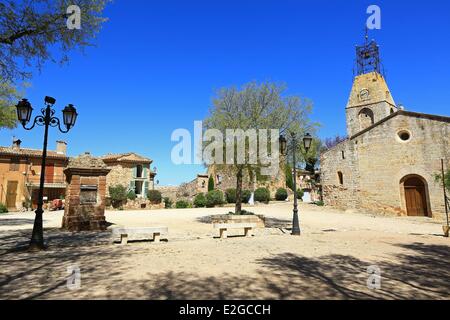 Frankreich Var Le Cannet des Maures Le Vieux Cannet St. Michael Kirche (11. Jh.) Stockfoto