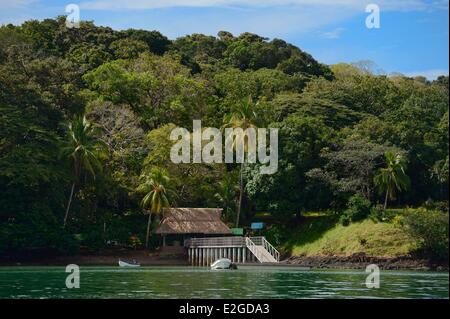 Panama Chiriqui Provinz Golf von Chiriqui National Marine Park Isla Palenque Stockfoto