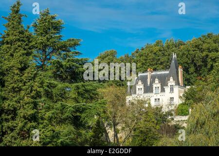 Frankreich-Indre et Loire Loiretal als Weltkulturerbe der UNESCO Noizay der privaten Schloss Monaville, errichtet im 16. aufgeführt Stockfoto