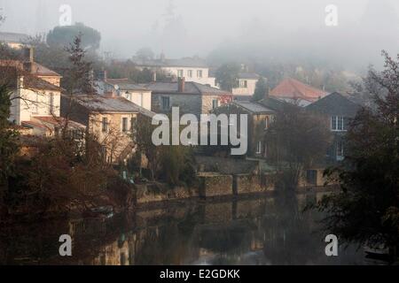 Frankreich Vendee Mareuil Sur Lay Lay Dissais Fluss Stockfoto