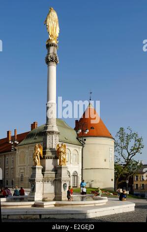 Kroatien Zagreb Kaptol Bezirk Domplatz Stockfoto