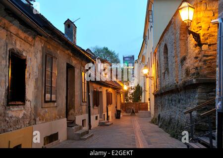 Kroatien Zagreb Kaptol Altstadt Tkalciceva Straße Stockfoto