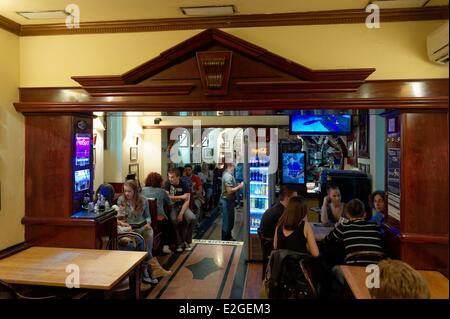 Kroatien Zagreb Kaptol Bezirk Tkalciceva Straße Mali Medo restaurant Stockfoto