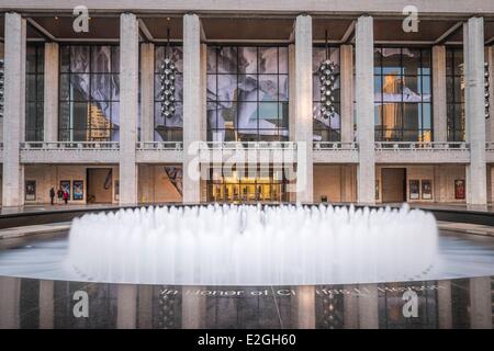 USA New York Manhattan Upper West Side Metropolitan Opera ist Teil des Lincoln Centers Stockfoto