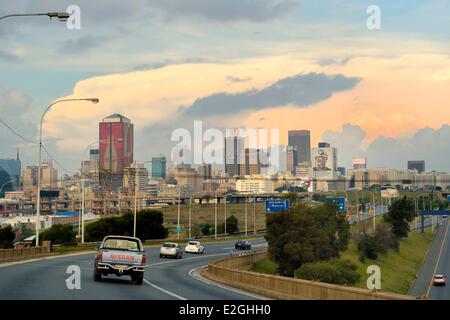 South Africa Gauteng Provinz Johannesburg CBD (Central Business District) Wolkenkratzer Stockfoto