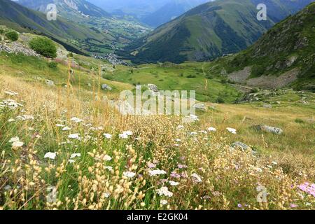 Frankreich Savoie Maurienne-Tal Pass Road La Croix de Fer (2067m) Tal Arves Stockfoto