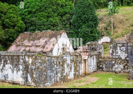 Panama Doppelpunkt Provinz Portobelo Fort San Fernando 1760 mit seiner niedrigen Armee 14 Kanonen-Batterie als Weltkulturerbe der UNESCO aufgeführt Stockfoto