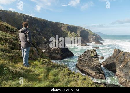 Spanien Galizien kantabrischen Küste Punta de Estaca de Bares Ortigueira Stockfoto