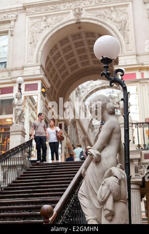 Frankreich Loire Atlantique Nantes European Green Capital 2013 Passage Pommeraye Shopping mall Stockfoto