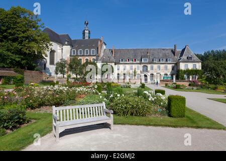 Frankreich Somme Argoules Abtei und Gärten von Valloires Zisterzienser-Abtei vom 18. Jahrhundert Gärten gemacht vom Landschaftsarchitekten Gilles Clement Stockfoto