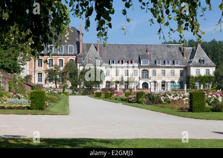 Frankreich Somme Argoules Abtei und Gärten von Valloires Zisterzienser-Abtei vom 18. Jahrhundert Gärten gemacht vom Landschaftsarchitekten Gilles Clement Stockfoto