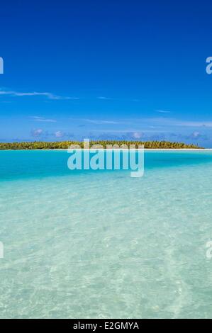 Cook-Inseln Aitutaki Insel Haupt Lagune Stockfoto