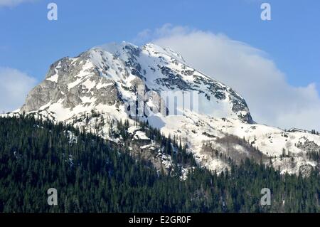 Montenegro nördlichen Berge Zabljak Nationalpark des Durmitor Crno Jezero (Schwarzer See) Stockfoto