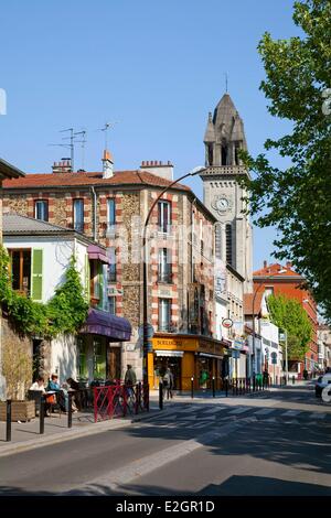 Frankreich-Seine-Saint-Denis-Montreuil Rue Robespierre Stockfoto