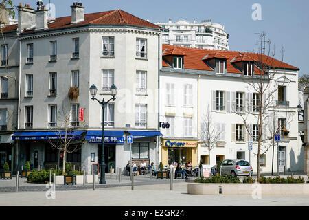 Frankreich Hauts de Seine Vanves Place De La Republique Stockfoto