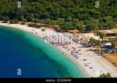 Griechenland-ionische Insel Kephallonia Antisamos Strand Stockfoto