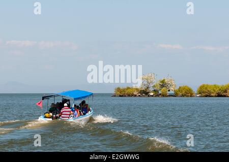 Nicaragua-See Nicaragua Touristenboot Stockfoto