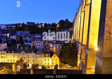 Frankreich Finistere Morlaix Viadukt Stockfoto