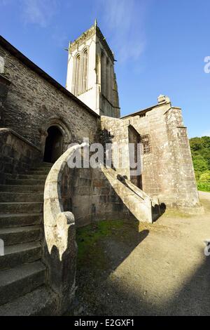 Frankreich Finistere St. Herbot spätgotische Kapelle des St. Herbot Stockfoto