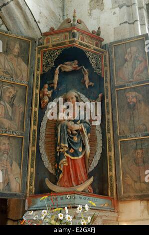 Frankreich Finistere St. Herbot spätgotische Kapelle des St. Herbot Stockfoto