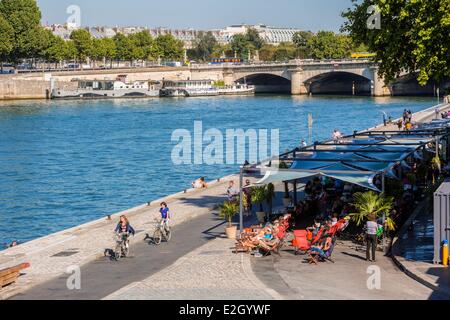 Frankreich Paris Banken seine Weltkulturerbe von UNESCO neue Berges am Quai D' Orsay Stockfoto